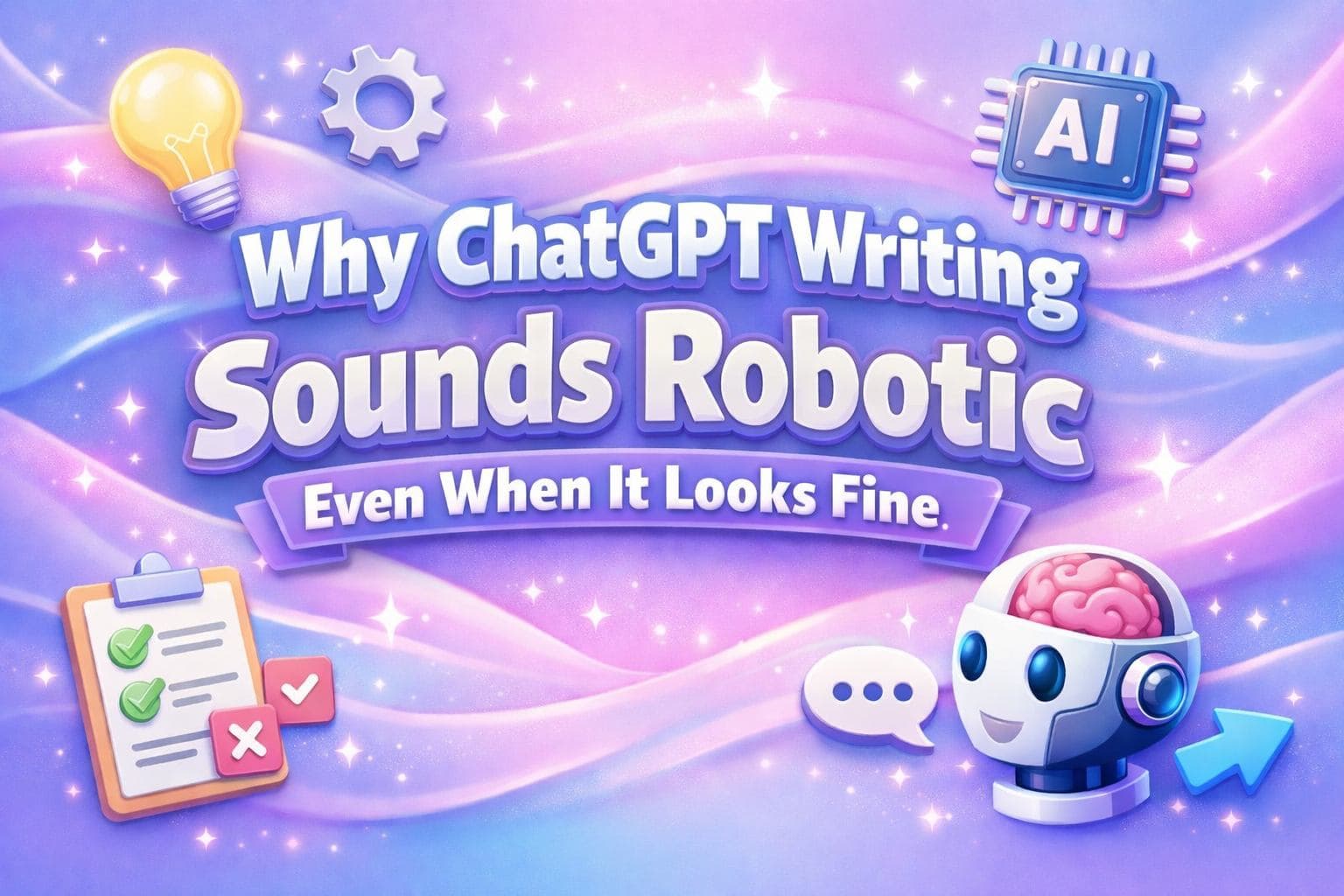 Why ChatGPT Writing Sounds Robotic Even When It Looks Fine