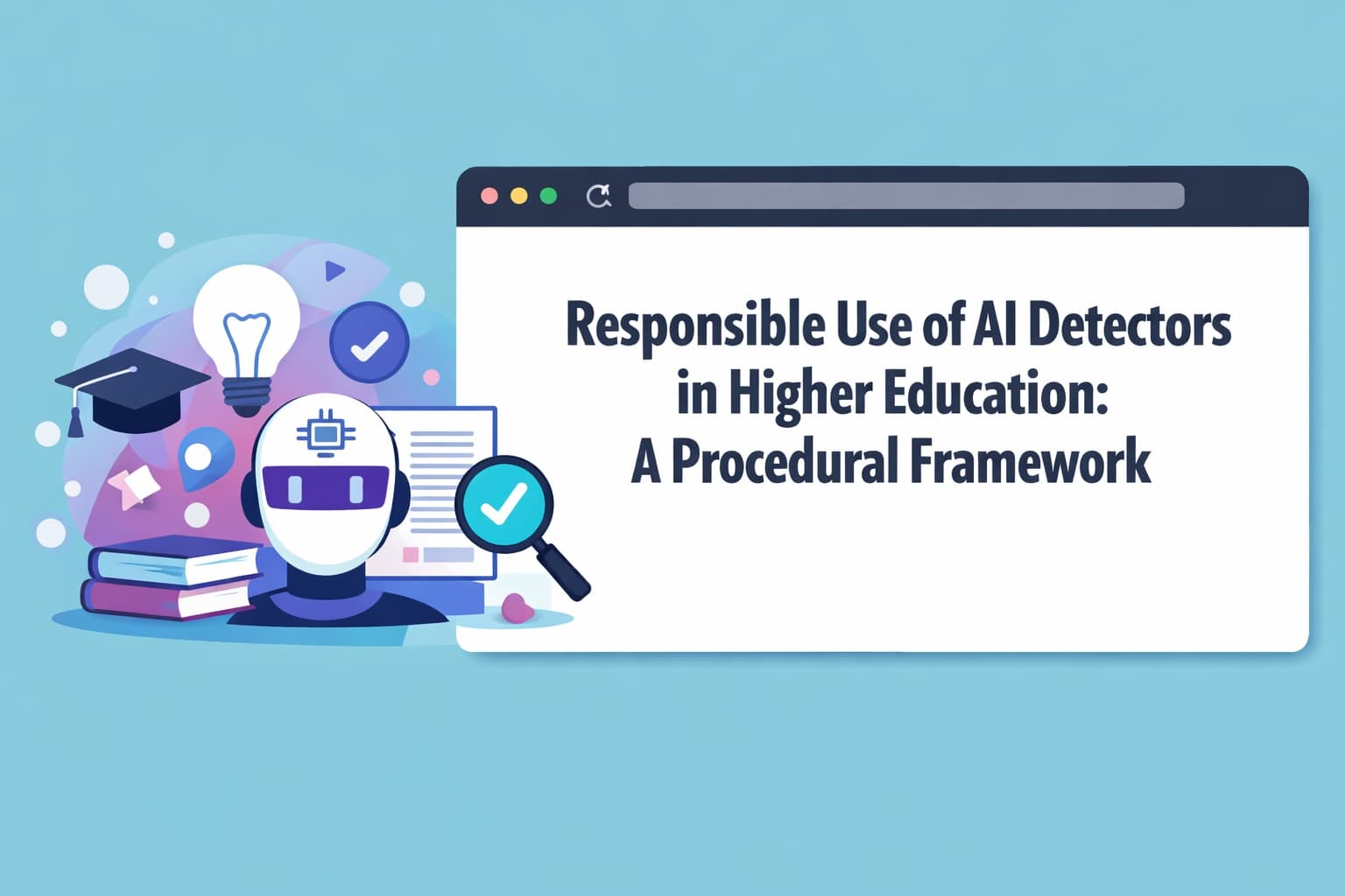 Responsible Use of AI Detectors in Higher Education: A Procedural Framework